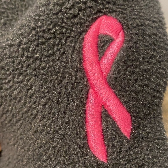 {North Face} pink ribbon RDT fleece jacket - Picture 3 of 4